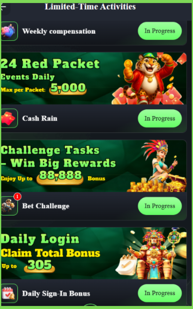 Bonuses of BBRS Game